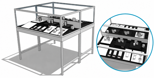 Cannabis product display cases