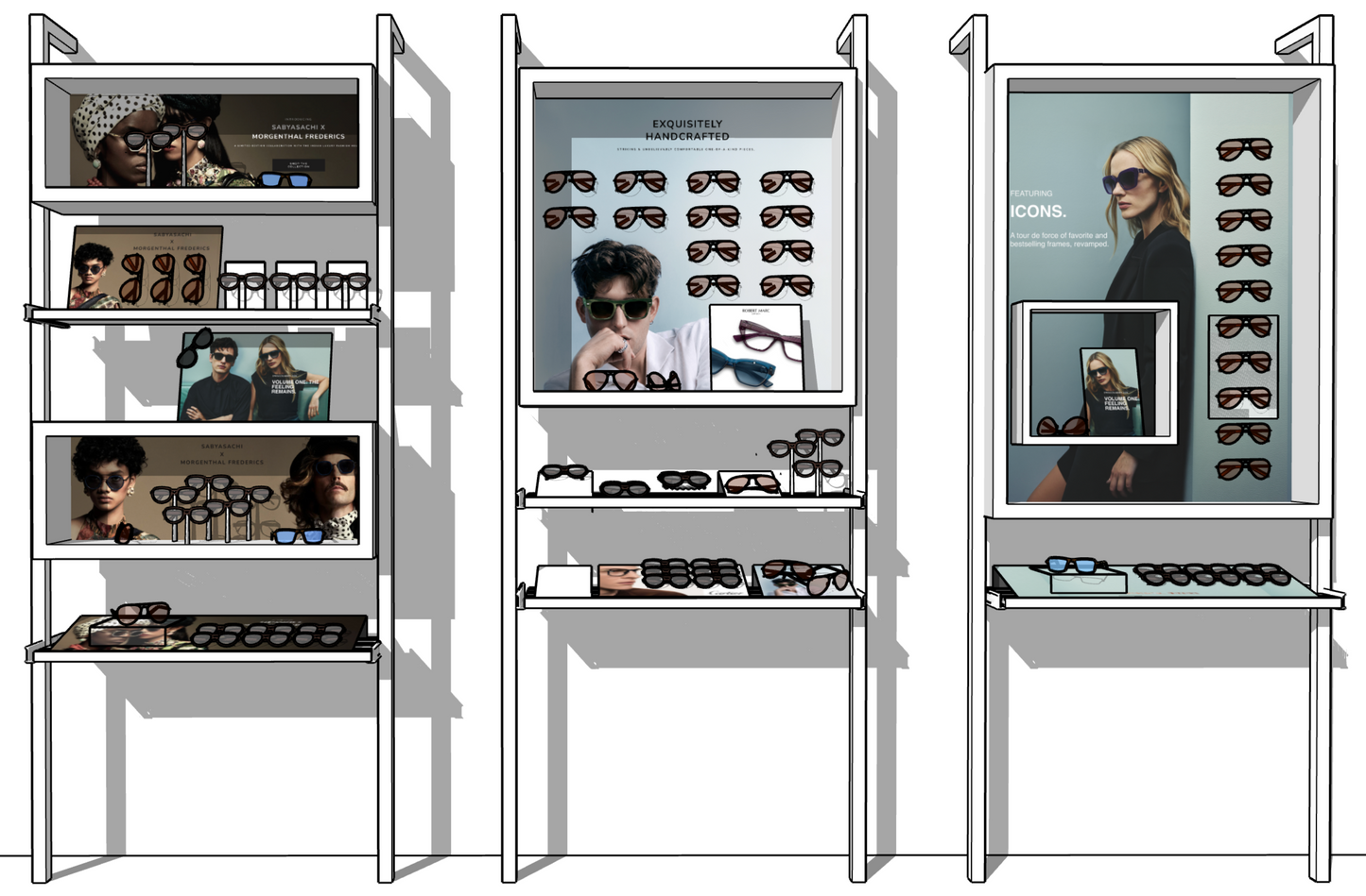 Outrigger Wall Display