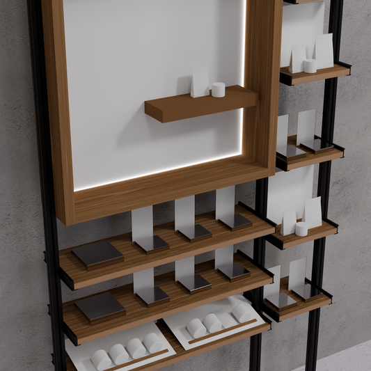 Outrigger Wall Display